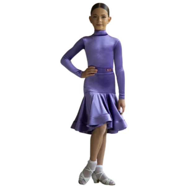 Girl' Juvenile Competition Shining Lilac Dress