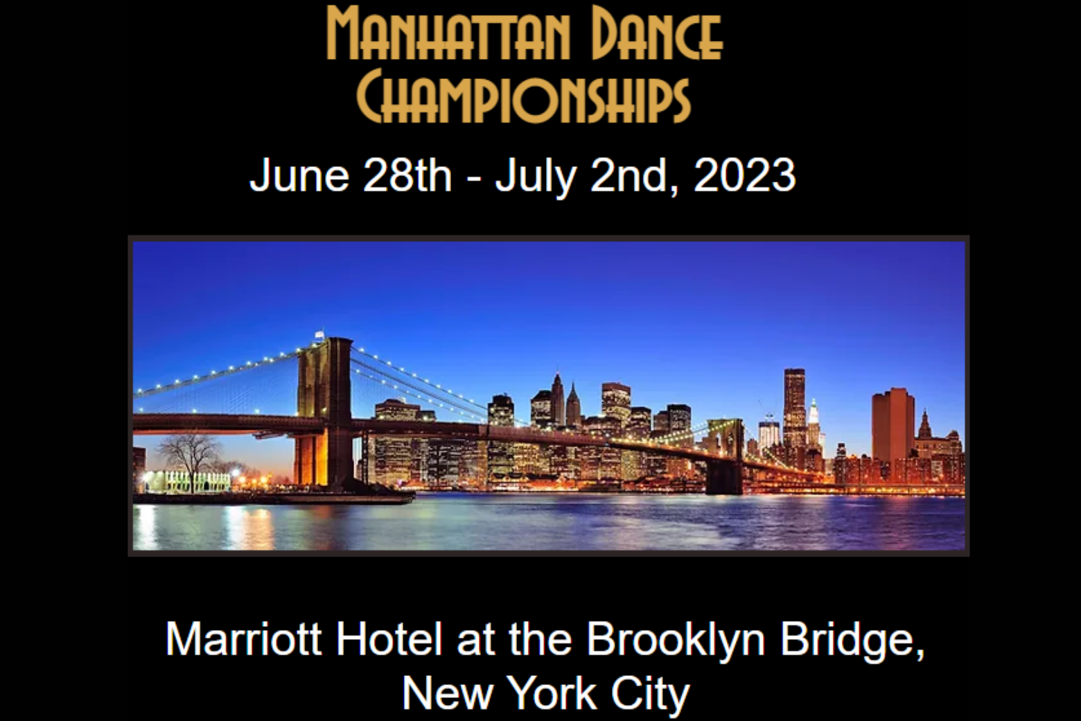 2023 Manhattan Dance Championships
